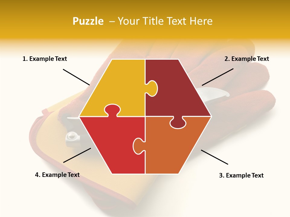 White Gardener Cut PowerPoint Template