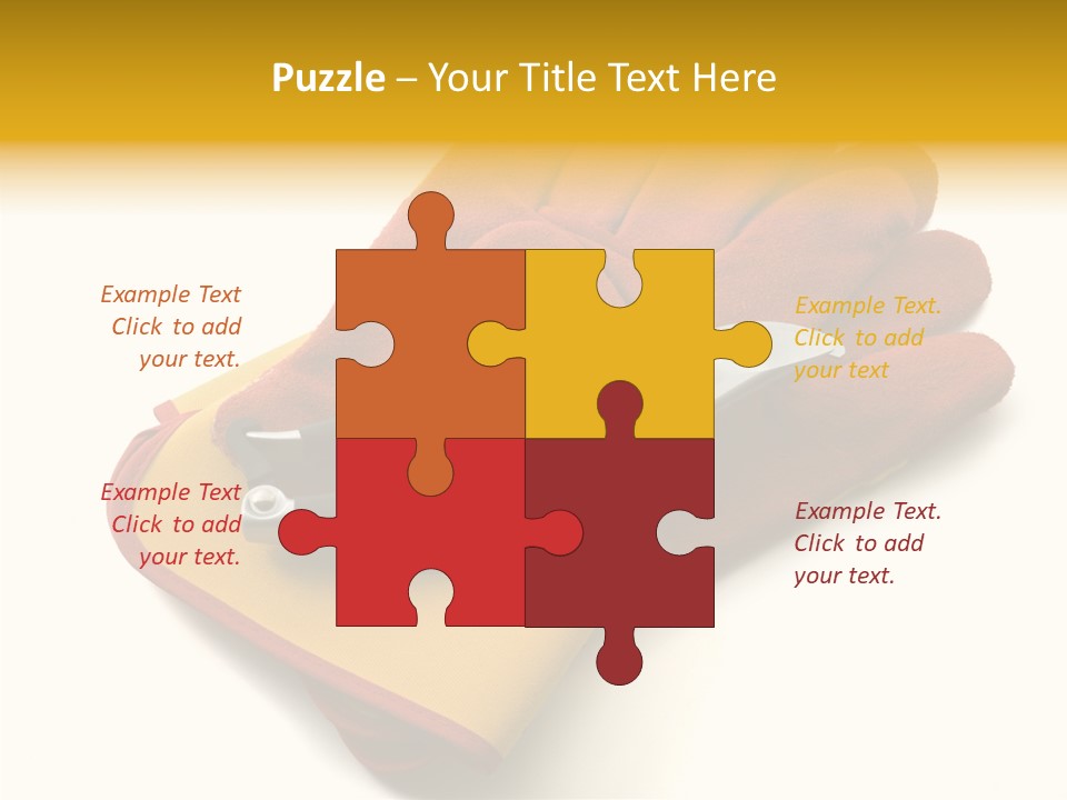 White Gardener Cut PowerPoint Template