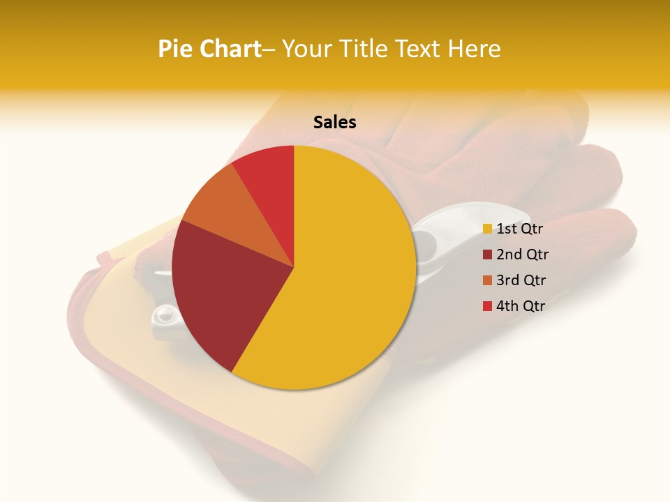 White Gardener Cut PowerPoint Template