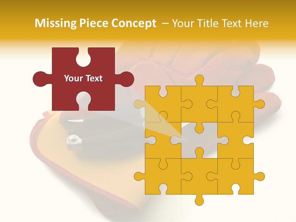 White Gardener Cut PowerPoint Template