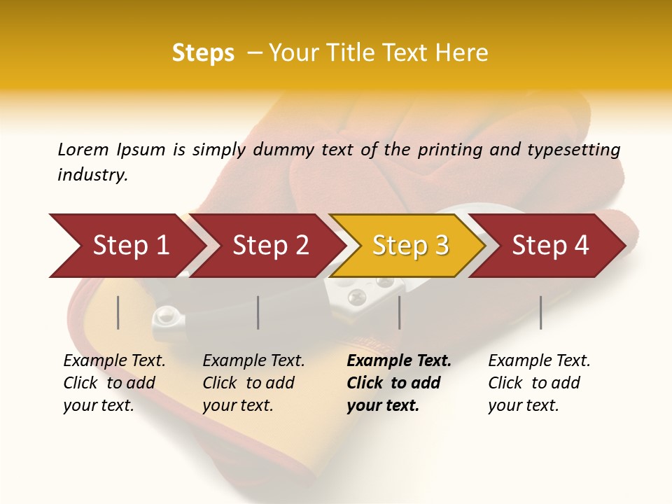 White Gardener Cut PowerPoint Template