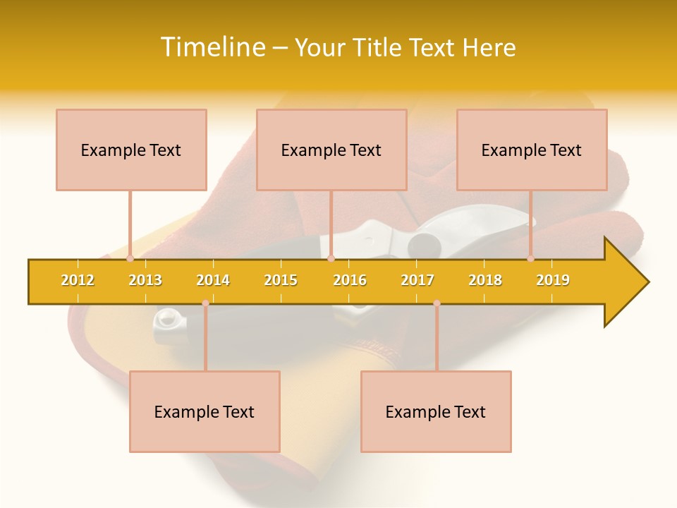 White Gardener Cut PowerPoint Template
