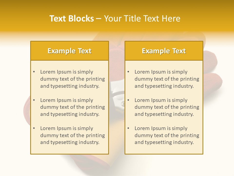 White Gardener Cut PowerPoint Template