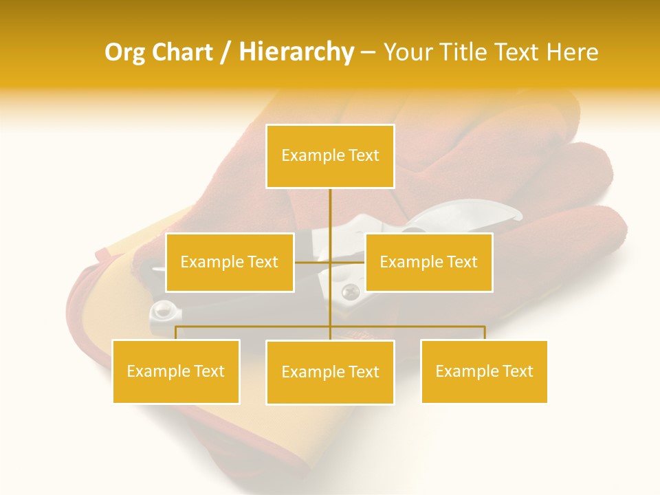 White Gardener Cut PowerPoint Template