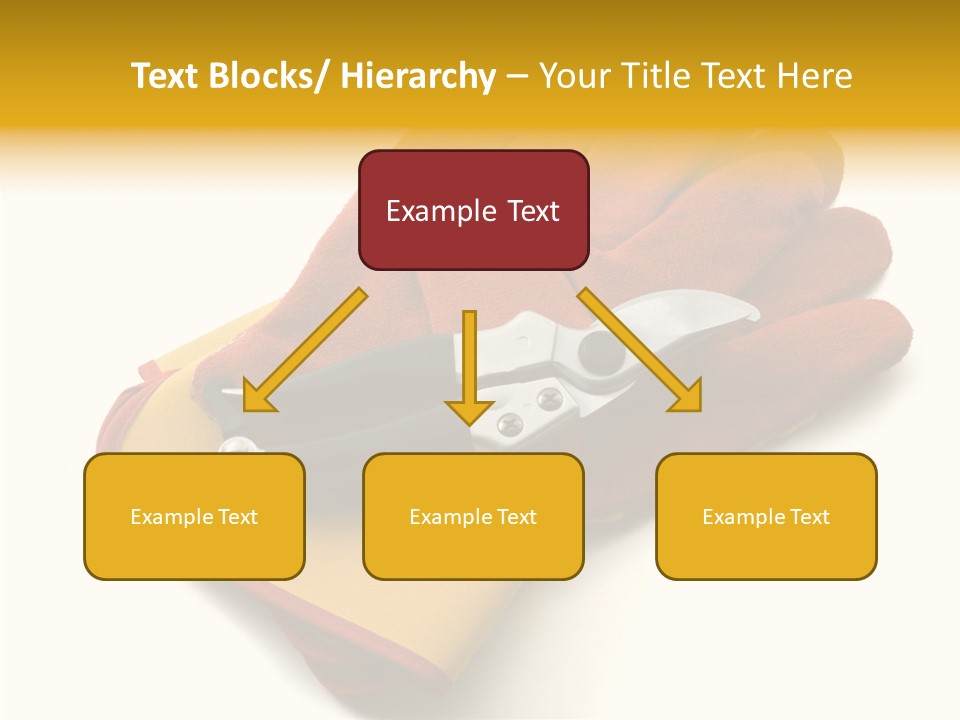 White Gardener Cut PowerPoint Template