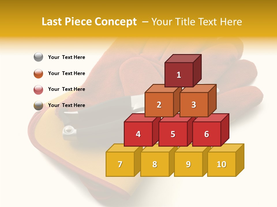 White Gardener Cut PowerPoint Template