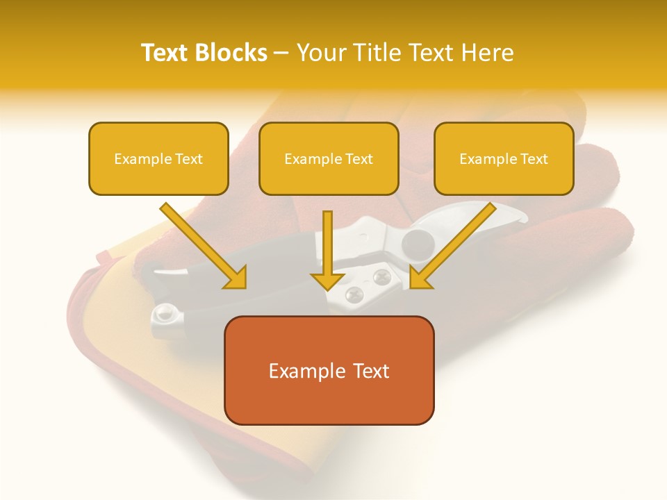 White Gardener Cut PowerPoint Template