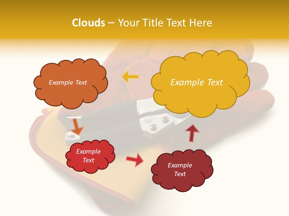White Gardener Cut PowerPoint Template