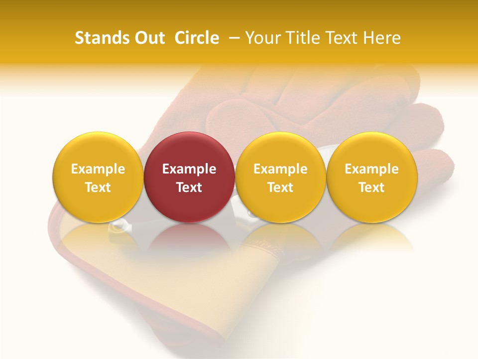 White Gardener Cut PowerPoint Template