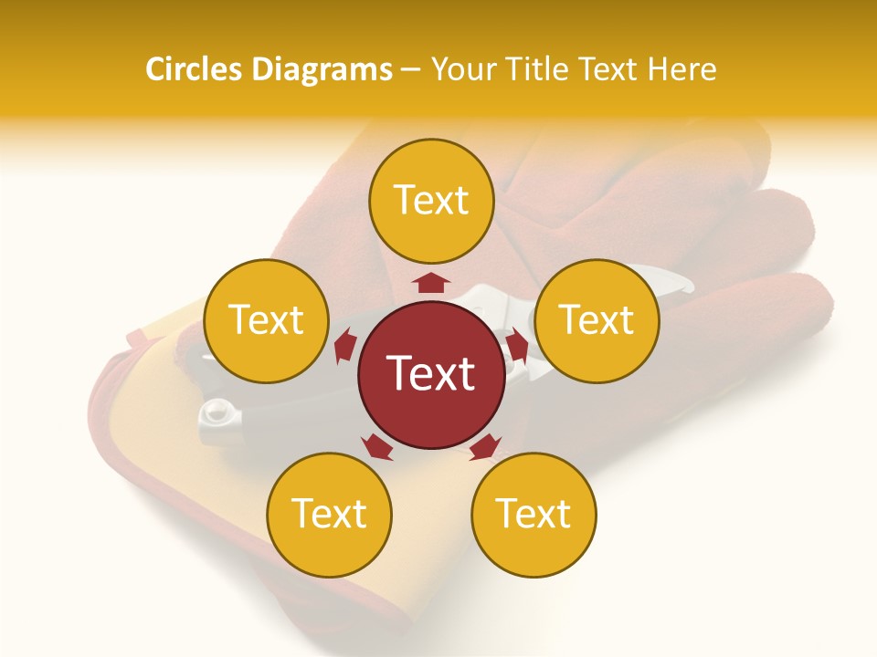 White Gardener Cut PowerPoint Template