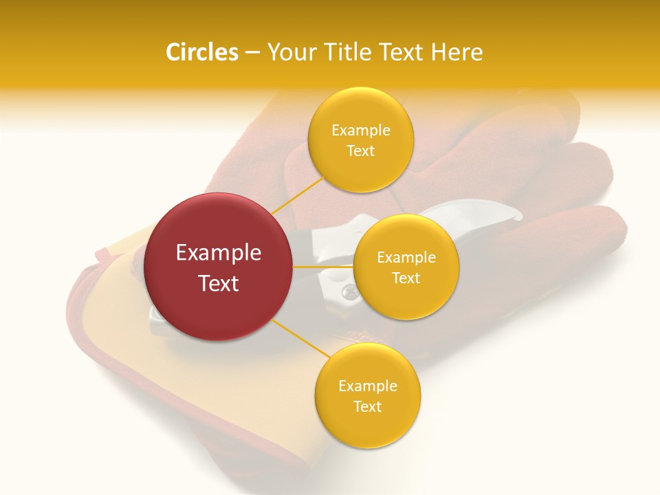 White Gardener Cut PowerPoint Template