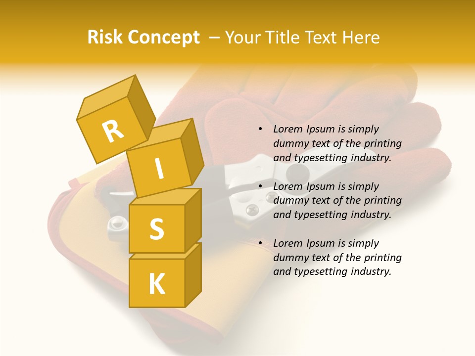 White Gardener Cut PowerPoint Template