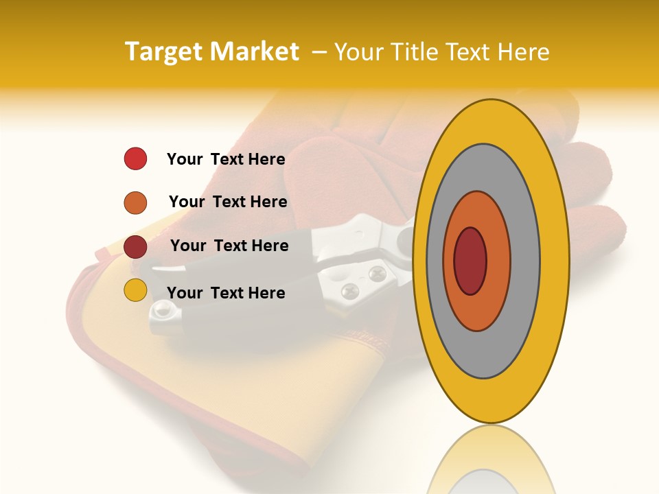 White Gardener Cut PowerPoint Template