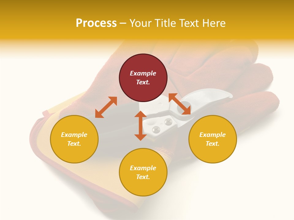 White Gardener Cut PowerPoint Template