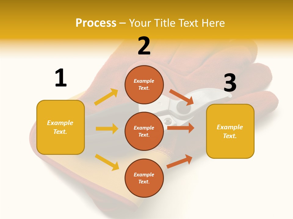 White Gardener Cut PowerPoint Template