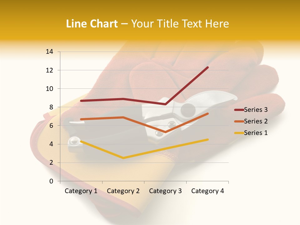White Gardener Cut PowerPoint Template