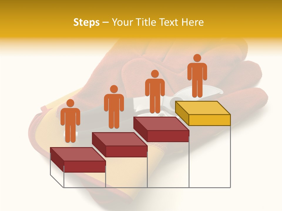 White Gardener Cut PowerPoint Template