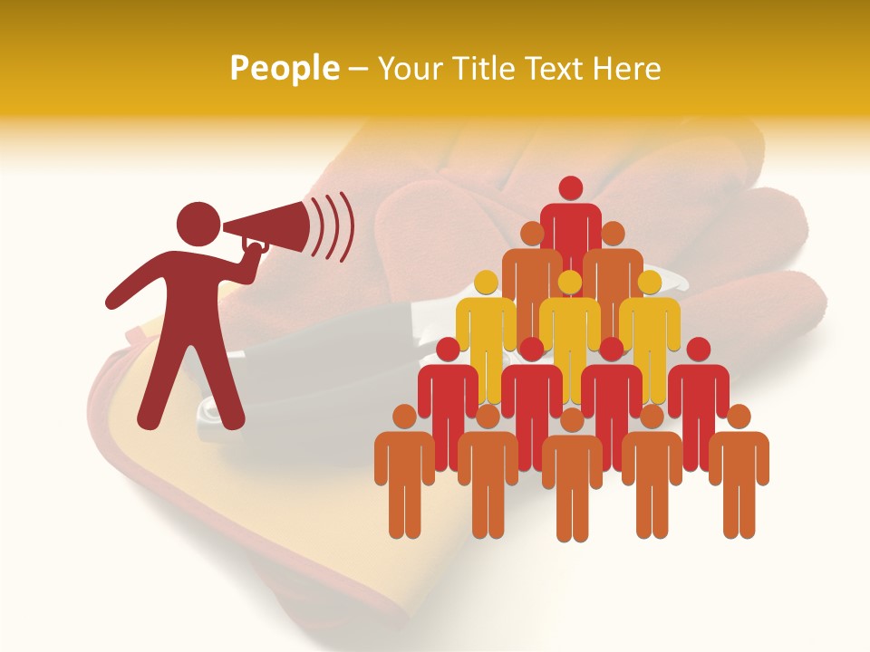 White Gardener Cut PowerPoint Template