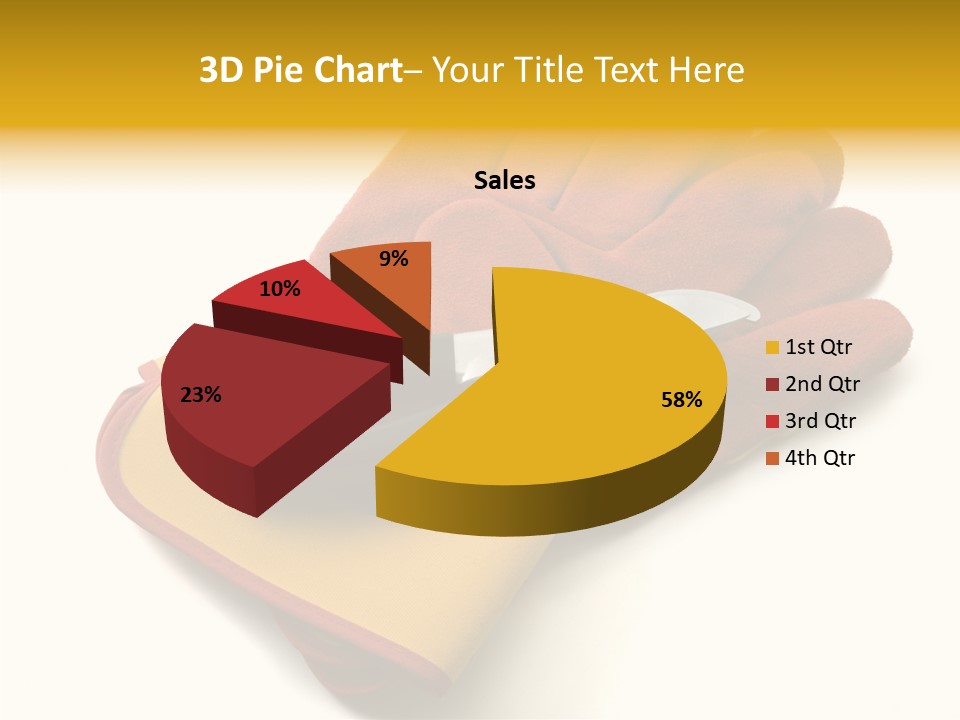 White Gardener Cut PowerPoint Template