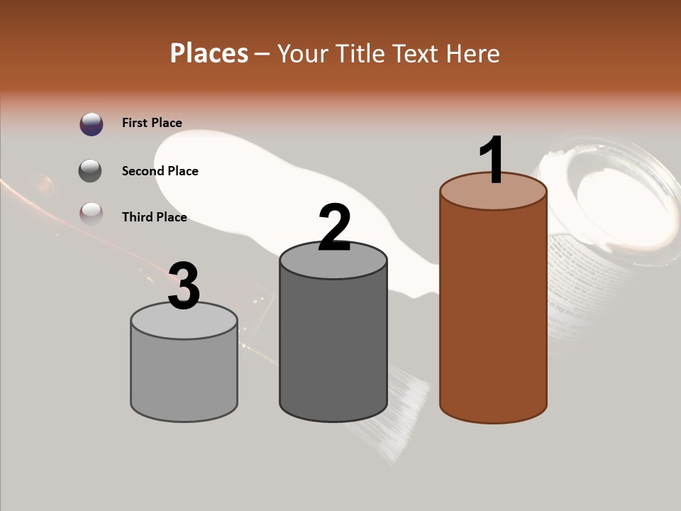 Paintbrush Decor Renovations PowerPoint Template