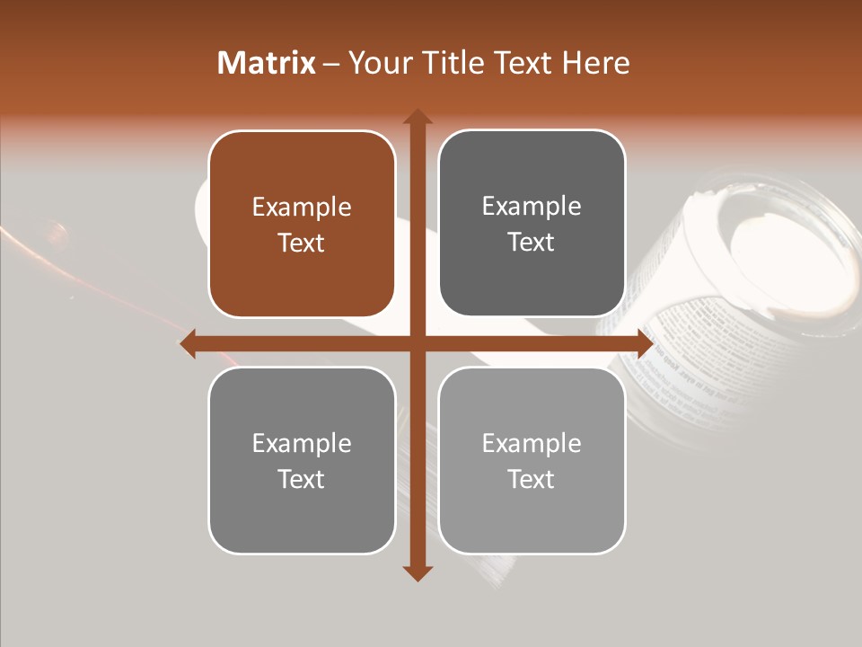 Paintbrush Decor Renovations PowerPoint Template