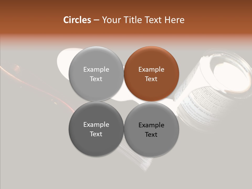 Paintbrush Decor Renovations PowerPoint Template