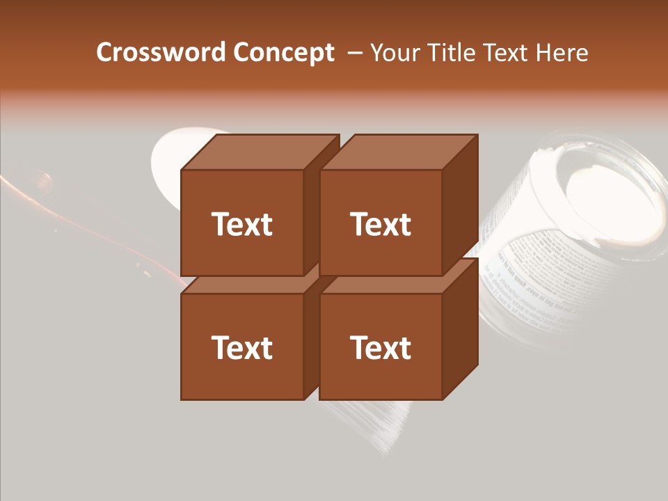 Paintbrush Decor Renovations PowerPoint Template