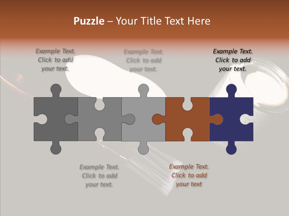 Paintbrush Decor Renovations PowerPoint Template