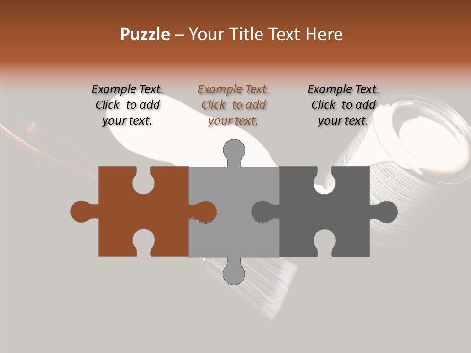 Paintbrush Decor Renovations PowerPoint Template