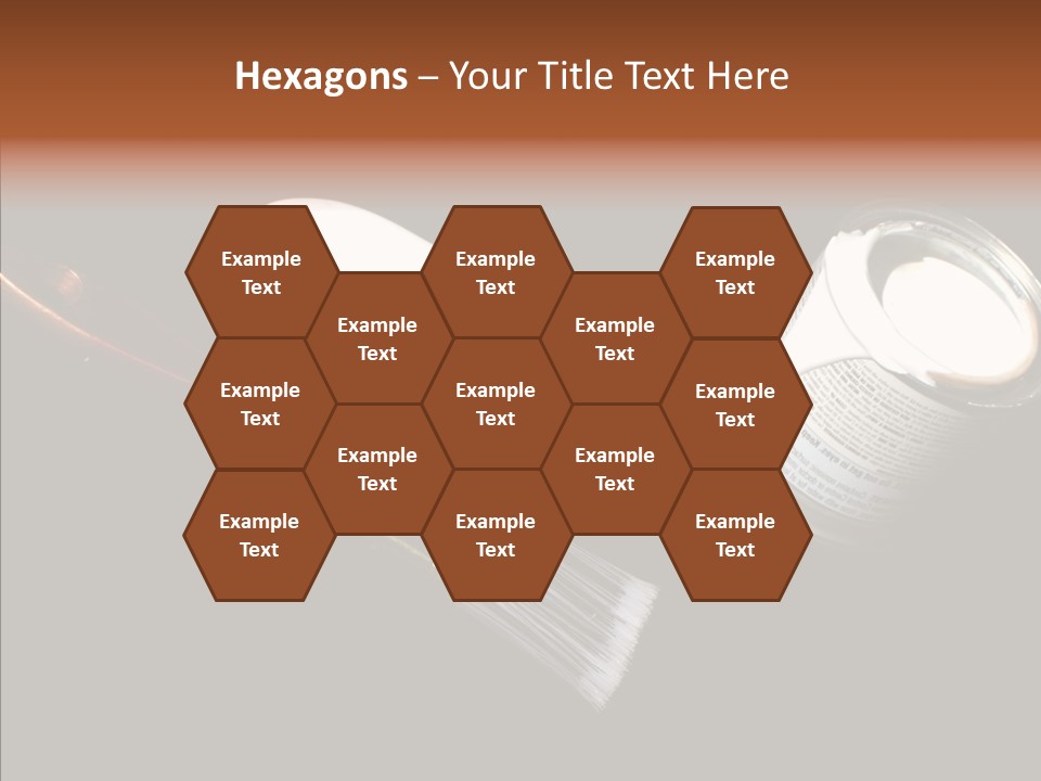 Paintbrush Decor Renovations PowerPoint Template