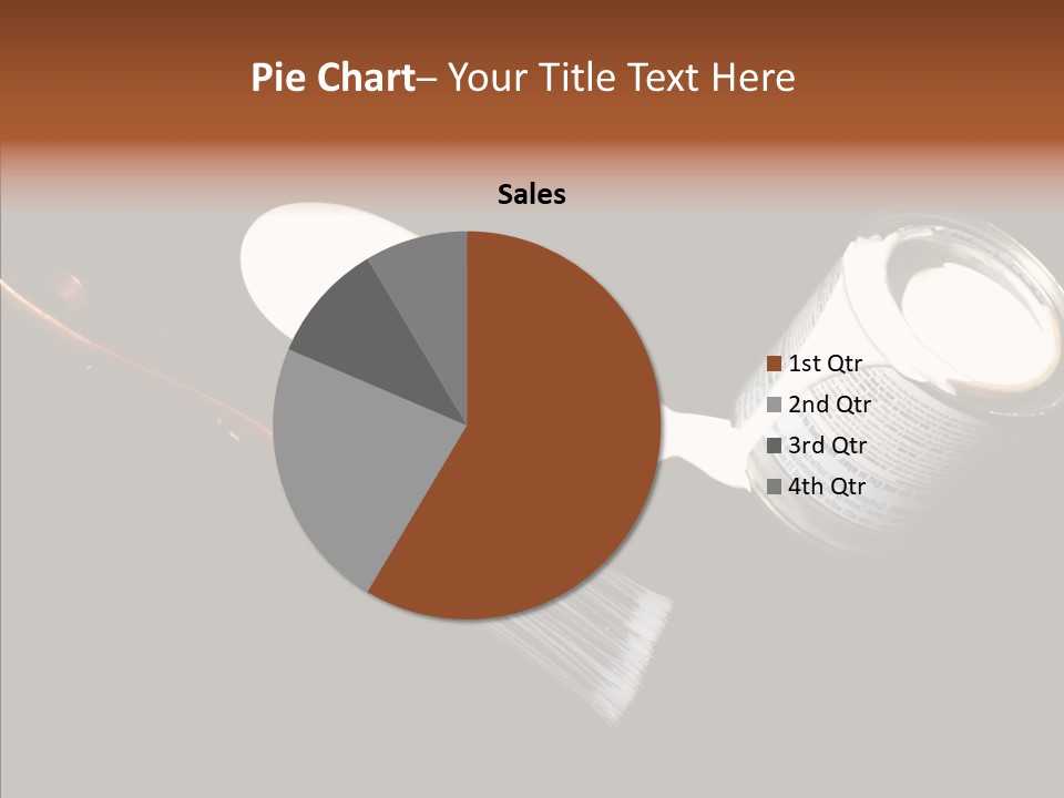 Paintbrush Decor Renovations PowerPoint Template