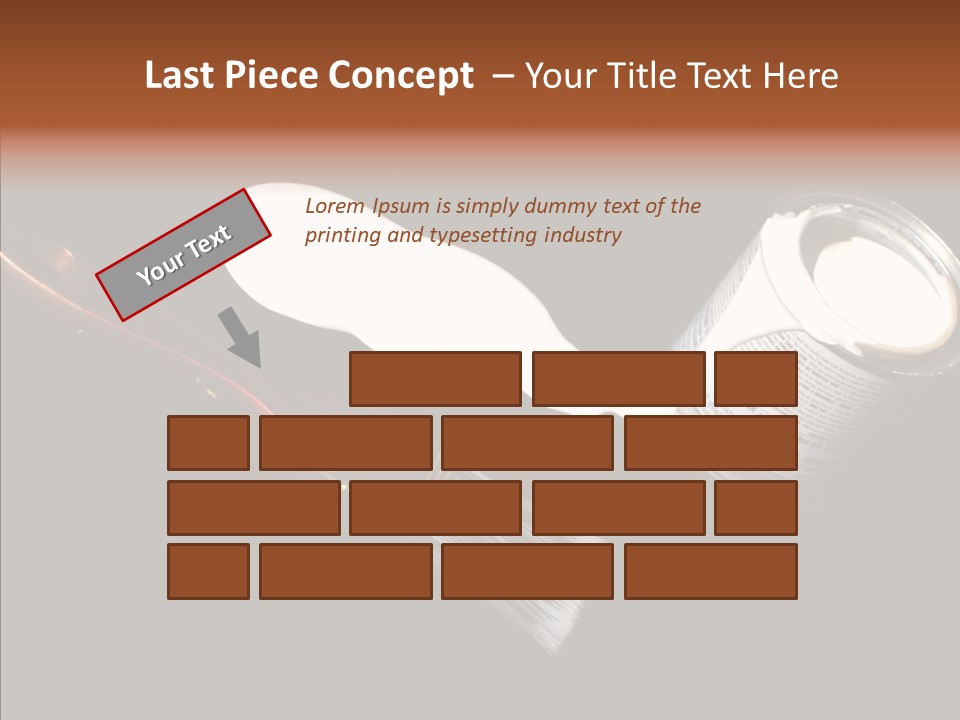 Paintbrush Decor Renovations PowerPoint Template