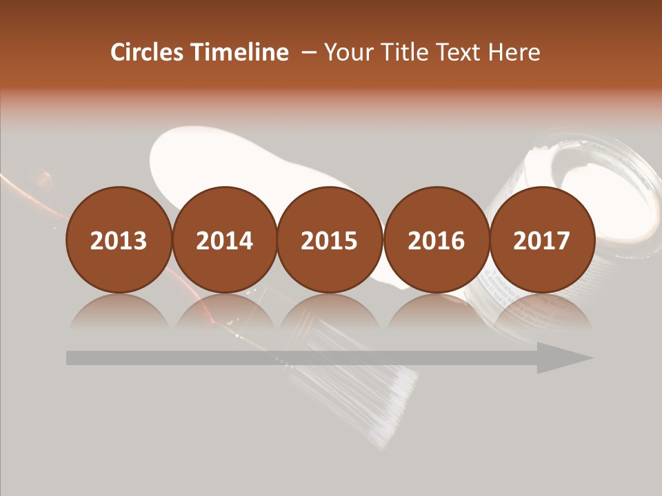 Paintbrush Decor Renovations PowerPoint Template