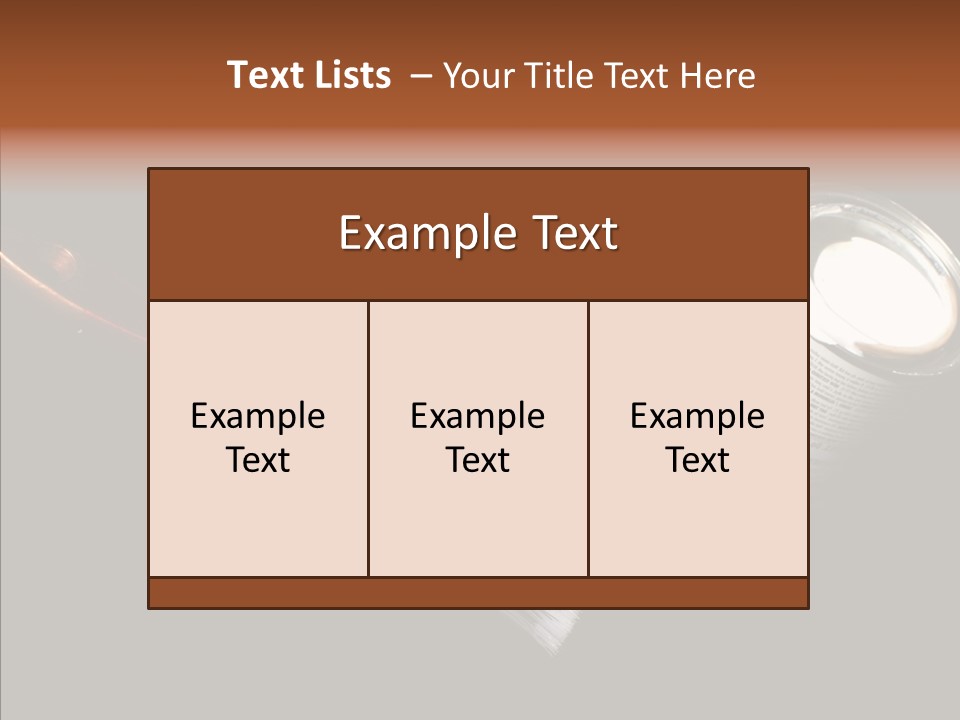 Paintbrush Decor Renovations PowerPoint Template