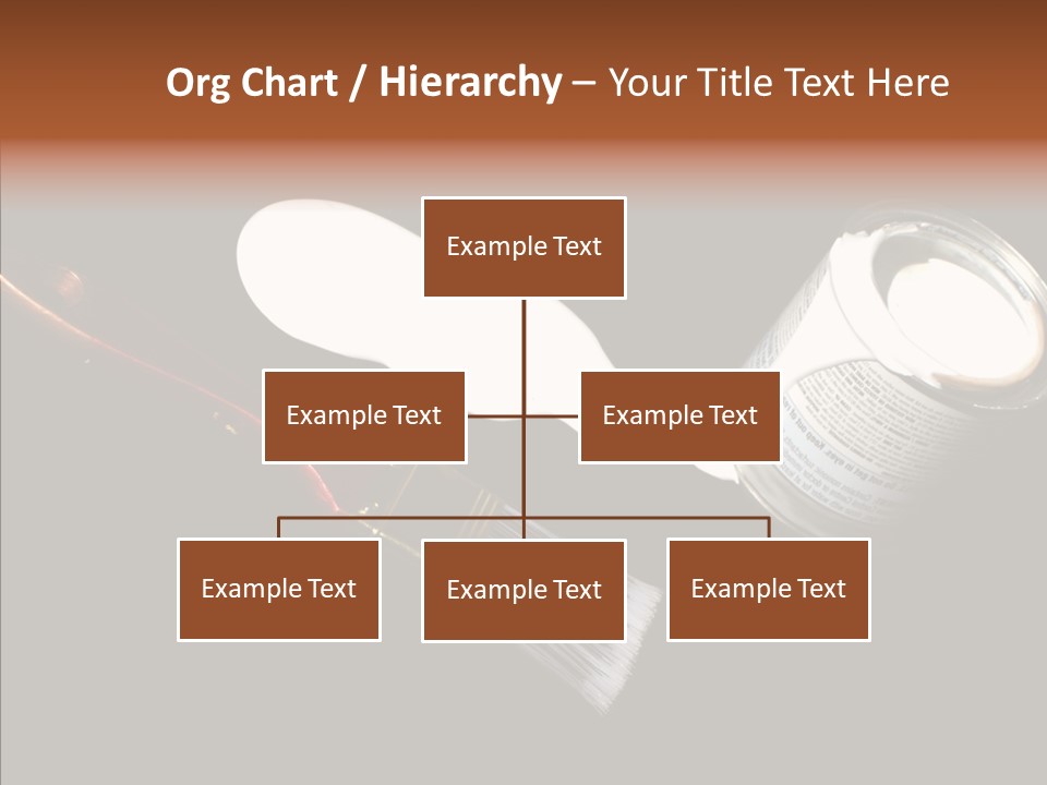 Paintbrush Decor Renovations PowerPoint Template