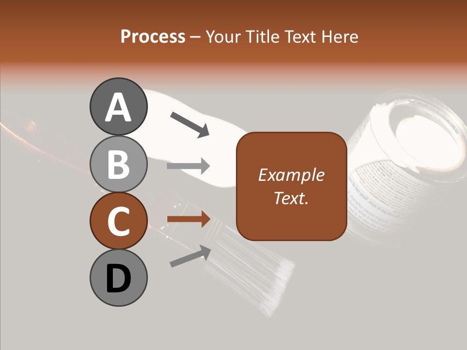 Paintbrush Decor Renovations PowerPoint Template