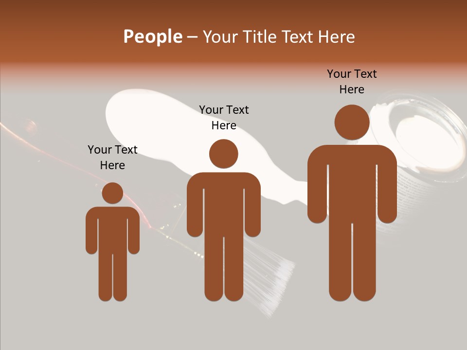 Paintbrush Decor Renovations PowerPoint Template