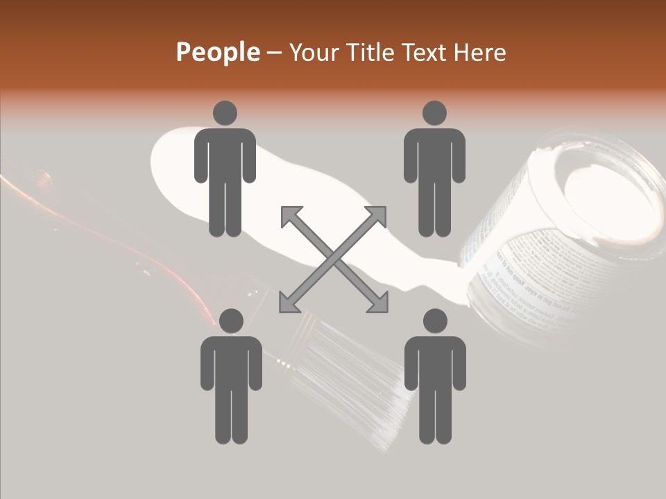 Paintbrush Decor Renovations PowerPoint Template