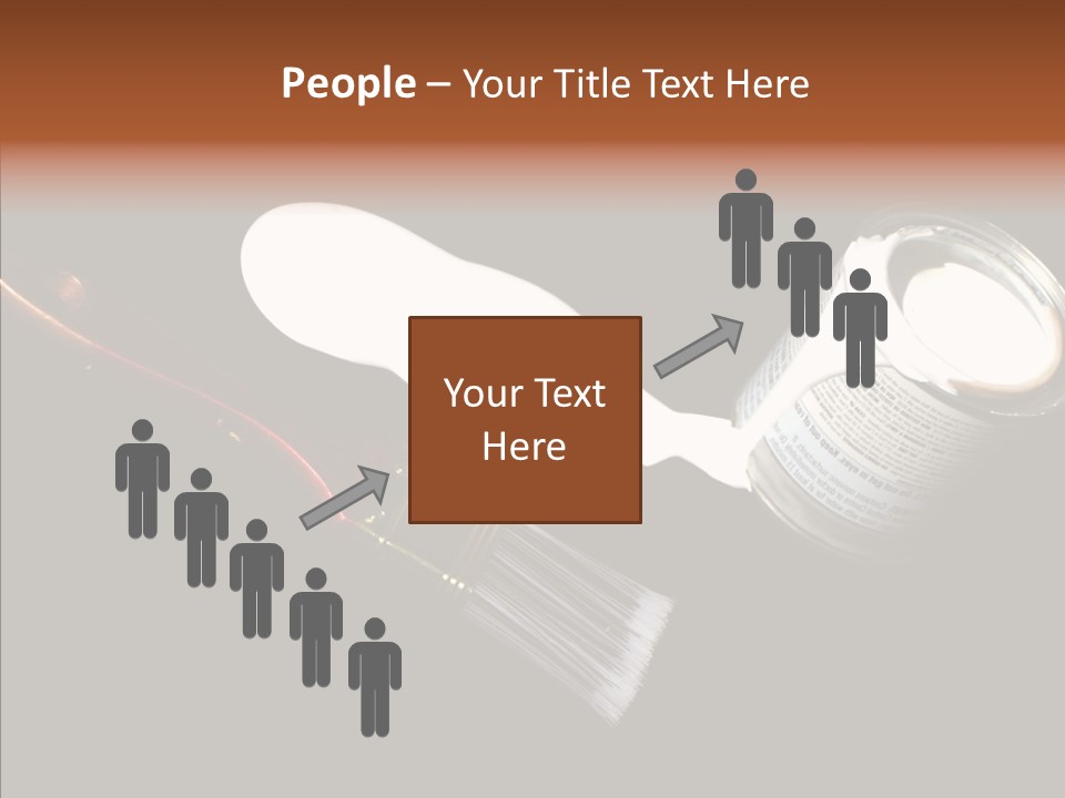 Paintbrush Decor Renovations PowerPoint Template