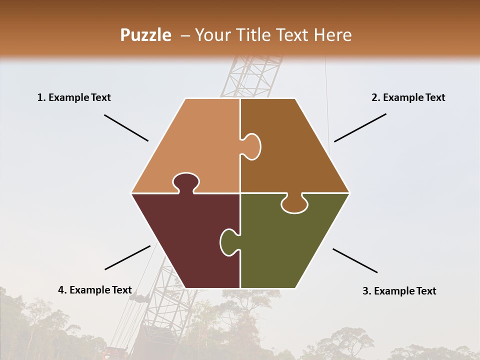 Site Vertical Trees PowerPoint Template