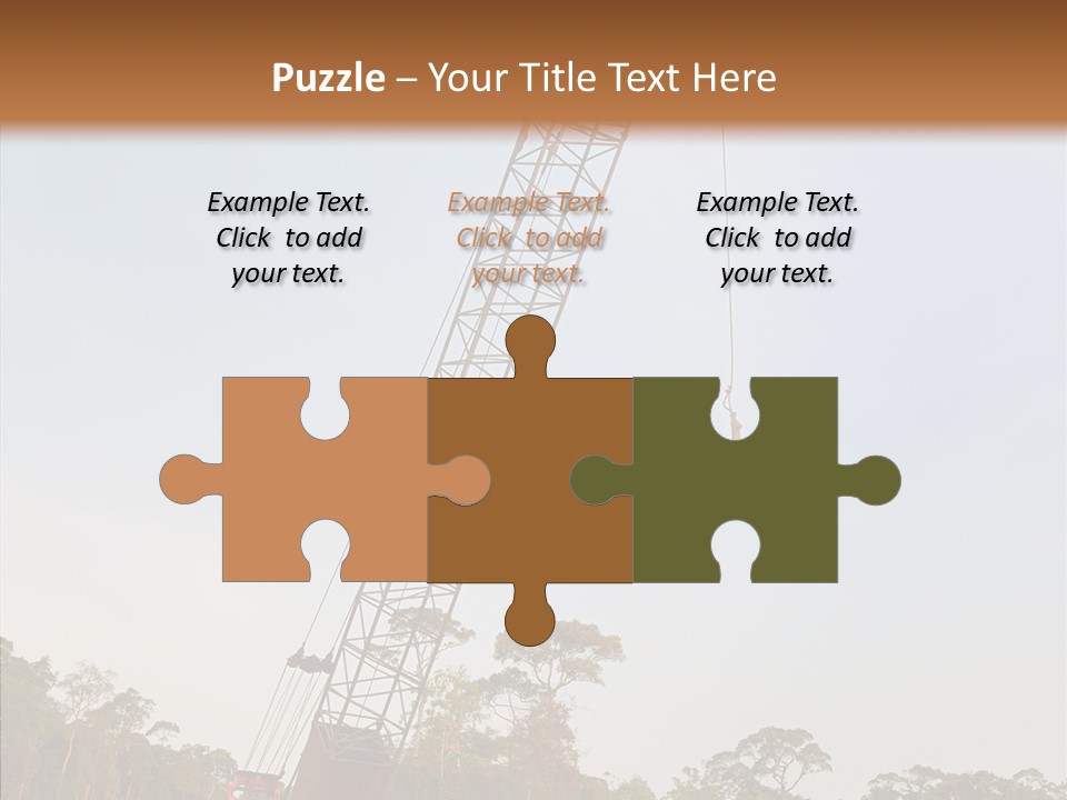 Site Vertical Trees PowerPoint Template