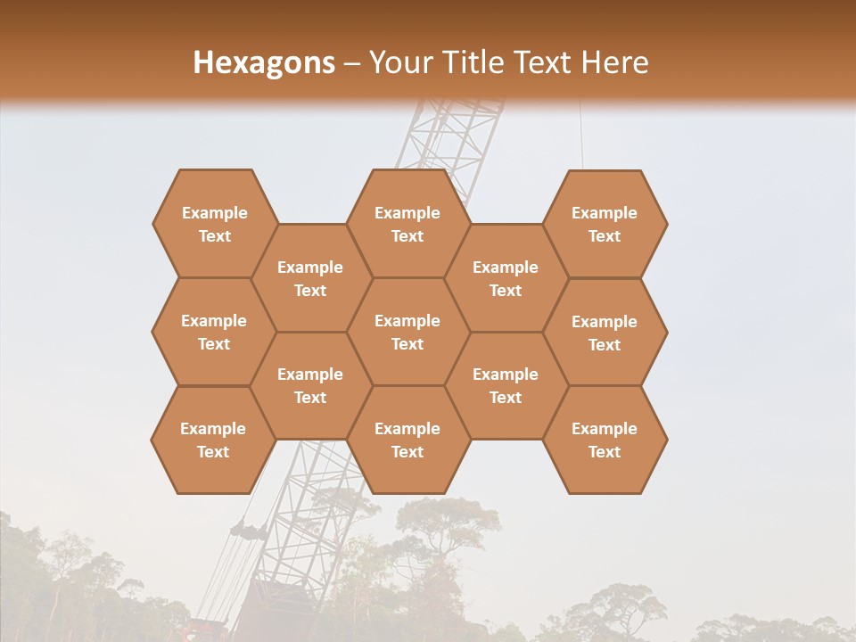 Site Vertical Trees PowerPoint Template
