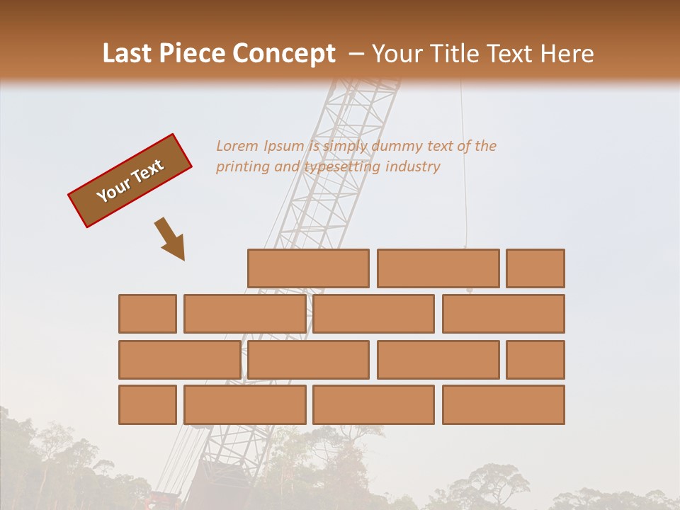 Site Vertical Trees PowerPoint Template