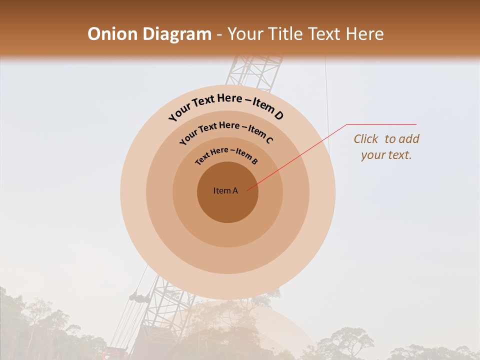 Site Vertical Trees PowerPoint Template