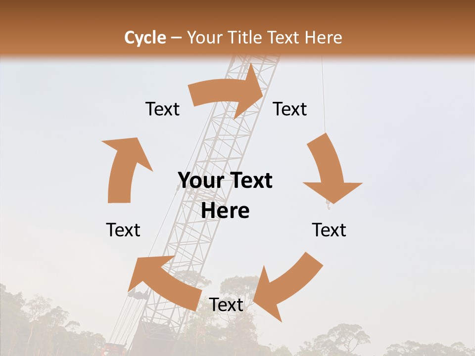 Site Vertical Trees PowerPoint Template