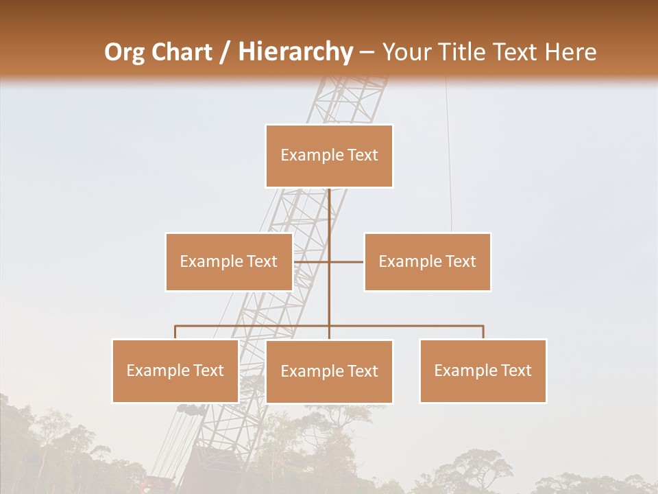 Site Vertical Trees PowerPoint Template