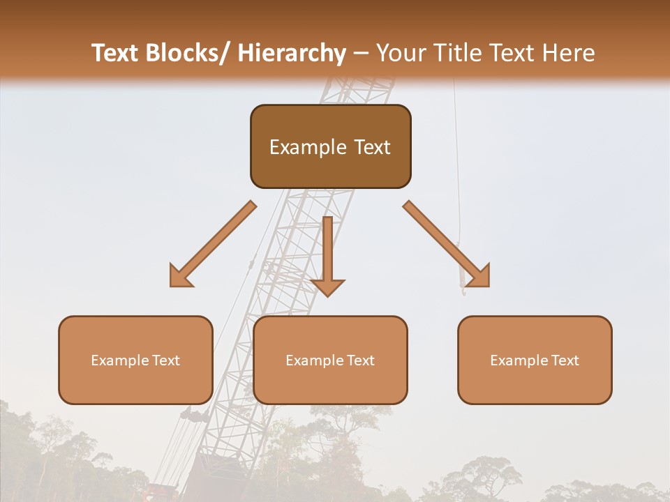 Site Vertical Trees PowerPoint Template