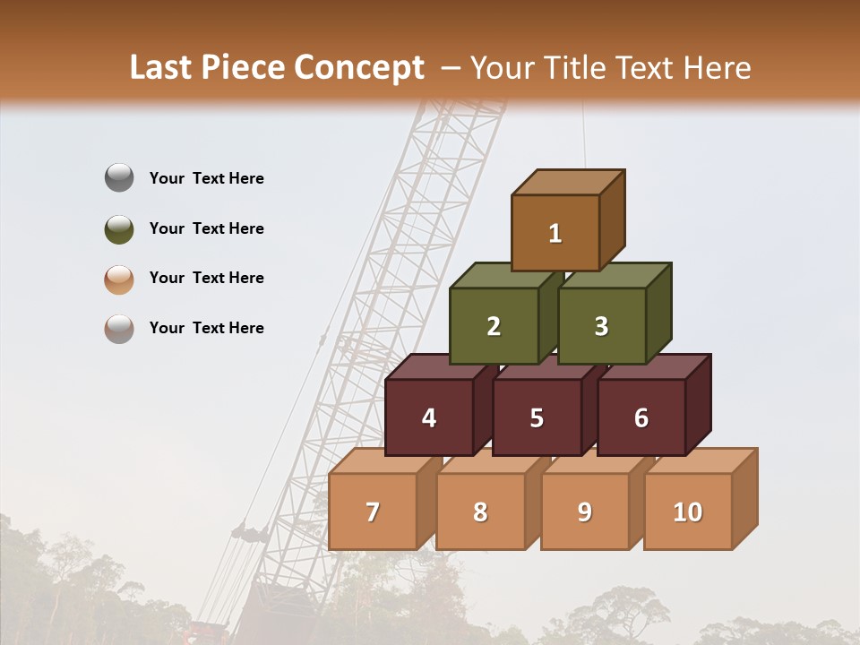 Site Vertical Trees PowerPoint Template