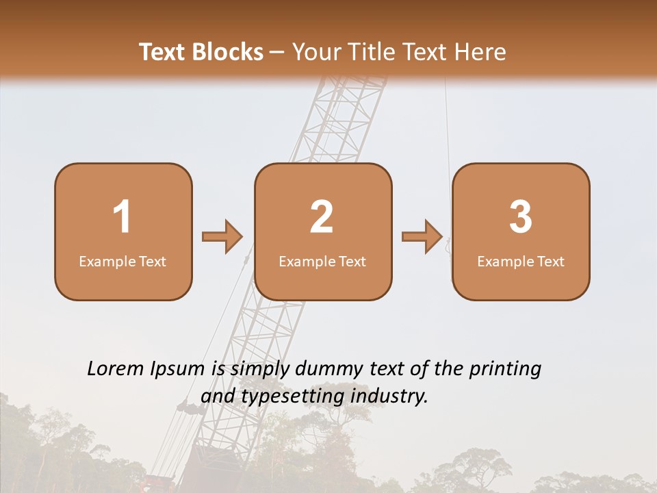 Site Vertical Trees PowerPoint Template