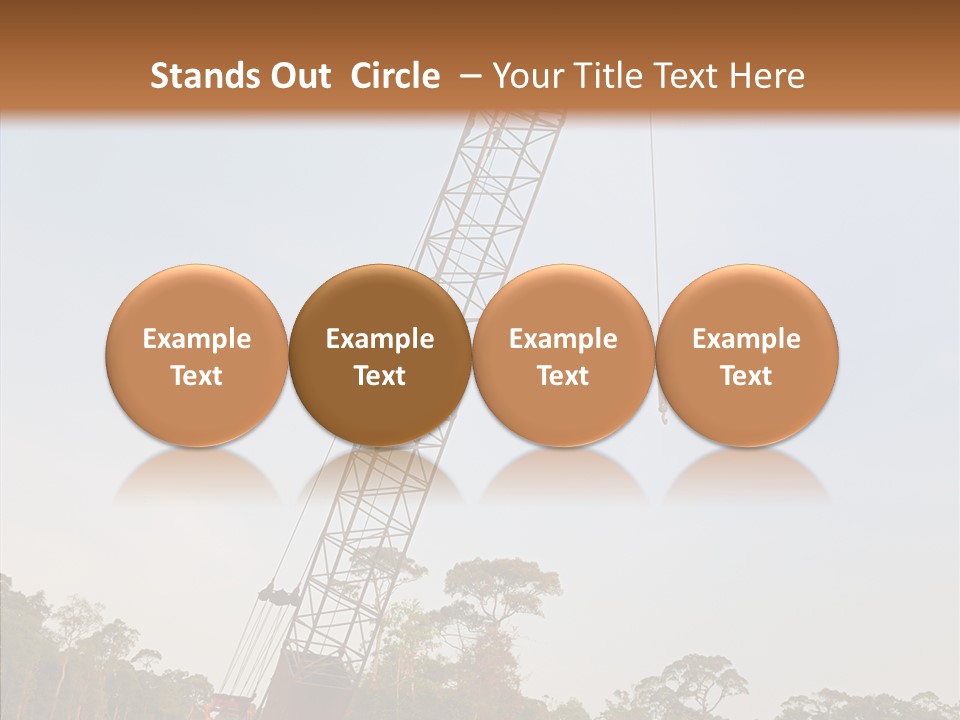 Site Vertical Trees PowerPoint Template